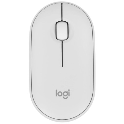 Мышь Logitech M350S Pebble 2, Оптическая, 4000DPI, 1xAA, BT, Белый