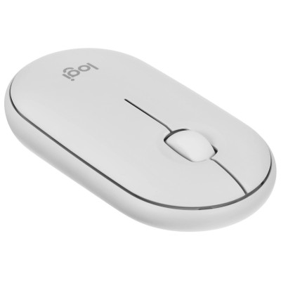Мышь Logitech M350S Pebble 2, Оптическая, 4000DPI, 1xAA, BT, Белый