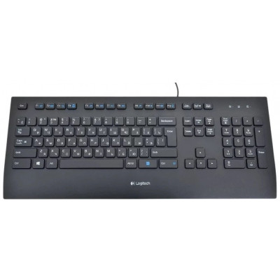 Клавиатура Logitech K280E Pro, 103 keys, EN/RU, 1,7 m,  USB, Черный