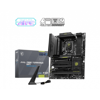 Материнская плата MSI MAG Z890 TOMAHAWK WIFI LGA1851 4xDDR5 6xSATA3 RAID 4M.2 HDMI DP ATX