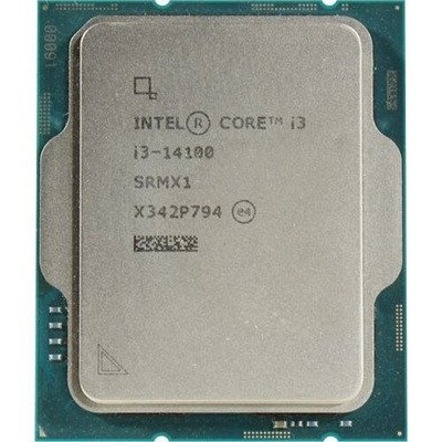 CPU Intel Core i3-14100 3.5GHz 4/8 Raptor Lake Refresh Intel UHD770 60W LGA1700 OEM CPU Intel Core i3-14100 3.5GHz 4/8 Raptor Lake Refresh Intel UHD770 60W LGA1700 OEM