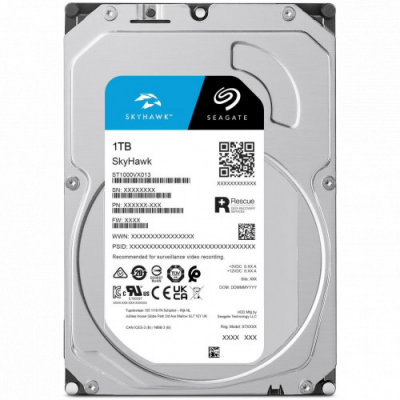 Жесткий диск для видеонаблюдения  1Tb Seagate SkyHawk SATA3 3.5
