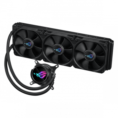 Водяное охлаждение CPU Asus ROG STRIX LC III 360 120mm Liquid CPU Cooler, 3 x12cm PWM Fan