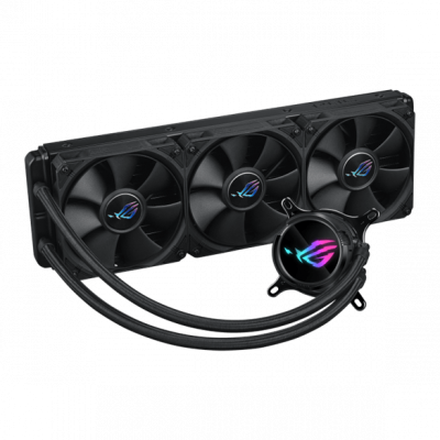 Водяное охлаждение CPU Asus ROG STRIX LC III 360 120mm Liquid CPU Cooler, 3 x12cm PWM Fan