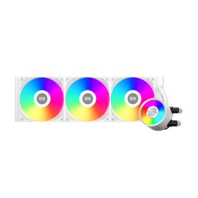 Водяное охлаждение для CPU PCCooler DA360 Pro ARGB  WH TDP 300W 1200/1700/1851/20XX/AM5/AM4 Белый