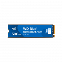 Твердотельный накопитель 500GB SSD WD BLUE SN5000 M.2 2280 NVMe 4.0 R5000MB/s W4000MB/s WDS500G4B0E Твердотельный накопитель 500GB SSD WD BLUE SN5000 M.2 2280 NVMe 4.0 R5000MB/s W4000MB/s WDS500G4B0E