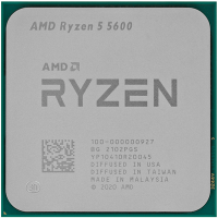 Процессор AMD Ryzen 5 5600 3,5Гц (4,4ГГц Turbo) AM4 7nm 6/12 3Mb L3 32Mb 65W OEM