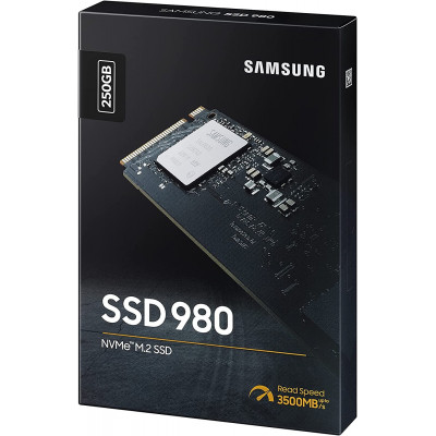 Твердотельный накопитель 250GB SSD Samsung 980 EVO M.2 Gen3x4 R2900Mb/s W1300MB/s MZ-V8V250BW Твердотельный накопитель 250GB SSD Samsung 980 EVO M.2 Gen3x4 R2900Mb/s W1300MB/s MZ-V8V250BW