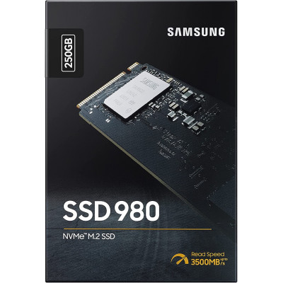 Твердотельный накопитель 250GB SSD Samsung 980 EVO M.2 Gen3x4 R2900Mb/s W1300MB/s MZ-V8V250BW Твердотельный накопитель 250GB SSD Samsung 980 EVO M.2 Gen3x4 R2900Mb/s W1300MB/s MZ-V8V250BW
