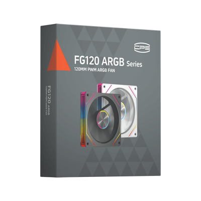 Вентилятор для корпуса PCCooler FG120 ARGB BK 1x(120x120x25mm) 800-1800 RPM 54CFM Black