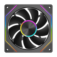 Вентилятор для корпуса PCCooler FG120 ARGB BK 1x(120x120x25mm) 800-1800 RPM 54CFM Black