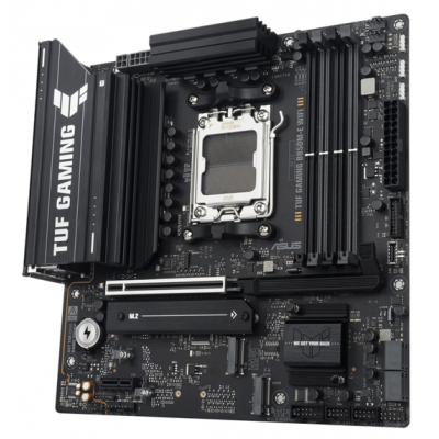 Материнская плата ASUS TUF GAMING B850M-E WIFI AM5 4xDDR5 4xSATA 3xM.2 HDMI 2xDP USB-Ci micro-ATX Материнская плата ASUS TUF GAMING B850M-E WIFI AM5 4xDDR5 4xSATA 3xM.2 HDMI 2xDP USB-Ci micro-ATX