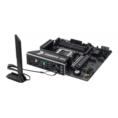 Материнская плата ASUS TUF GAMING B850M-E WIFI AM5 4xDDR5 4xSATA 3xM.2 HDMI 2xDP USB-Ci micro-ATX Материнская плата ASUS TUF GAMING B850M-E WIFI AM5 4xDDR5 4xSATA 3xM.2 HDMI 2xDP USB-Ci micro-ATX