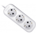 Удлинитель с заземлением Defender R330 16 А, 7 м, 3 розетки, белый