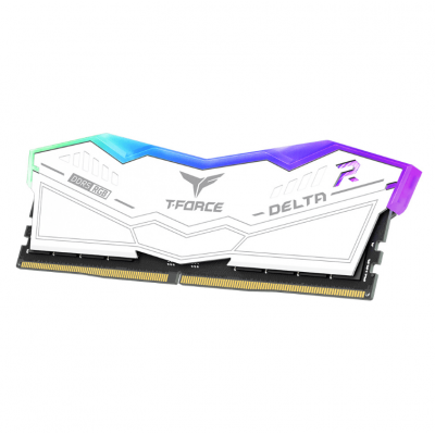 Оперативная память 64GB Kit (2x32GB) 6000MHz DDR5 TeamGroup DELTA RGB CL38 WH FF4D564G6000HC38ADC01