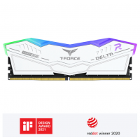 Оперативная память 64GB Kit (2x32GB) 6000MHz DDR5 TeamGroup DELTA RGB CL38 WH FF4D564G6000HC38ADC01