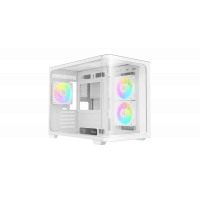 Корпус Ocypus Iota C50 WH Curve ARGB Digital mATX/ITX 2xUSB Type-C Белый Iota-C50-WHD300CD-GL