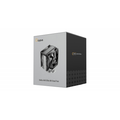 Вентилятор для процессора Ocypus Delta A40 Elite BK Dual Fan TDP 220W 4-pin Intel/AMD Черный Вентилятор для процессора Ocypus Delta A40 Elite BK Dual Fan TDP 220W 4-pin Intel/AMD Черный