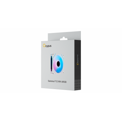 Вентилятор для корпуса Ocypus Gamma F12 WH ARGB 1x(120x120x25mm) 800-1600RPM 50CFM Белый Вентилятор для корпуса Ocypus Gamma F12 WH ARGB 1x(120x120x25mm) 800-1600RPM 50CFM Белый