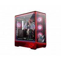 Компьютерный корпус MSI PANO 130R MLG EDITION ATX/mATX/ITX, Back-connect: ATX/mATX Type-C Red