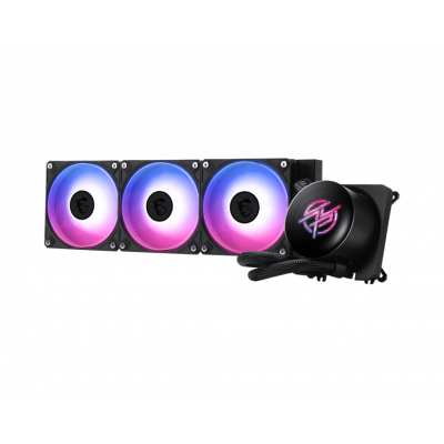 Водяное охлаждение для CPU MSI MPG CORELIQUID P13 360, 1700/1851/AM4/AM5, ARGB, Fan 3x120mm, Черный Водяное охлаждение для CPU MSI MPG CORELIQUID P13 360, 1700/1851/AM4/AM5, ARGB, Fan 3x120mm, Черный