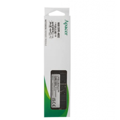 Оперативная память для ноутбука 16GB 4800MHz DDR5 Apacer SO-DIMM PC5-38400 1,1V CL40 FS.16G2A.PTH Оперативная память для ноутбука 16GB 4800MHz DDR5 Apacer SO-DIMM PC5-38400 1,1V CL40 FS.16G2A.PTH
