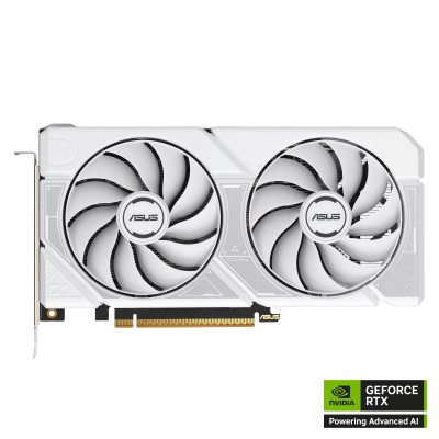 Видеокарта ASUS GeForce RTX5060 8Gb, DUAL OC Edition White, GDDR7 HDMI 3xDP DUAL-RTX5060-O8G-WHITE