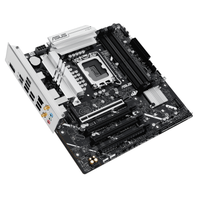 Материнская плата ASUS B860M MAX GAMING AX, LGA1851 B860 4xDDR5 4xSATA 3xM.2 DP USB-C mATX