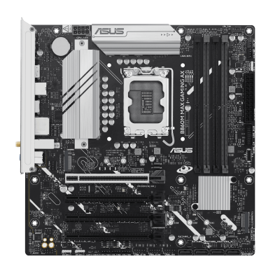 Материнская плата ASUS B860M MAX GAMING AX, LGA1851 B860 4xDDR5 4xSATA 3xM.2 DP USB-C mATX
