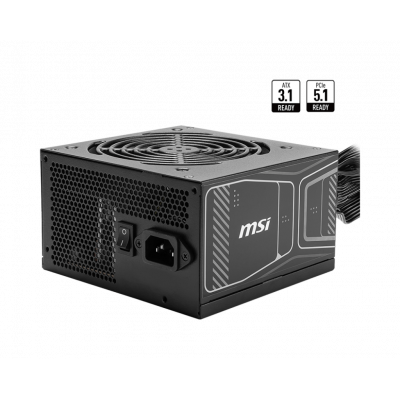 Блок питания MSI MAG A750GN PCIE5, 750W, Active PFC, 80+ GOLD, Non modular, MAG A750GN PCIE5