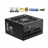 Блок питания MSI MPG A1000GS PCIE5 II, 1000W, 80+ GOLD, Full Modular, MPG A1000GS PCIE5 II