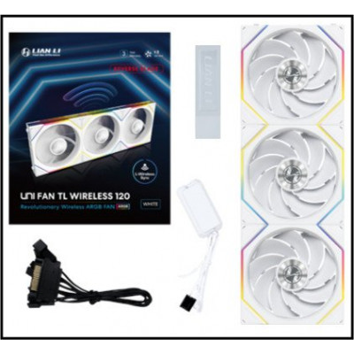 Вентилятор для корпуса Lian Li UNI FAN TL 120 Reverse Blade Wireless 3x120mm Белый G99.12RTL1W3W.00