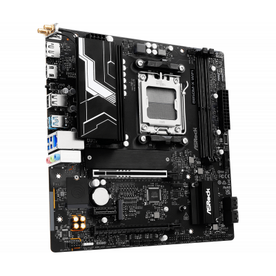 Материнская плата ASRock B850M-X WIFI R2.0 AM5 2xDDR5 4xSATA 2xM.2 Type-C HDMI DP WiFi6E mATX