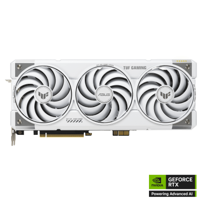 Видеокарта ASUS GeForce RTX5070Ti 16Gb, TUF GAMING BTF WHITE OC GDDR7 TUF-RTX5070TI-O16G-BTF-WHITE