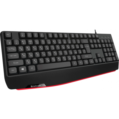 Клавиатура USB Defender Atom HB-546 черный Клавиатура USB Defender Atom HB-546 черный