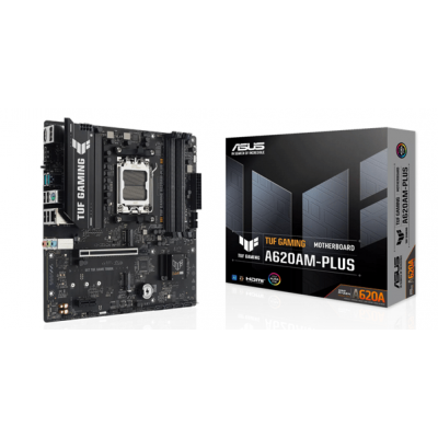 Материнская плата ASUS TUF GAMING A620AM-PLUS AM5 A620A 4xDDR5 4xSATA3 RAID 2xM.2 1xHDMI 2xDP mATX Материнская плата ASUS TUF GAMING A620AM-PLUS AM5 A620A 4xDDR5 4xSATA3 RAID 2xM.2 1xHDMI 2xDP mATX