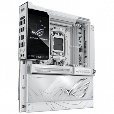 Материнская плата ASUS ROG CROSSHAIR X870E GLACIAL AM5 4xDDR5 4xSATA RAID 7xM.2 2xType-C ATX Материнская плата ASUS ROG CROSSHAIR X870E GLACIAL AM5 4xDDR5 4xSATA RAID 7xM.2 2xType-C ATX
