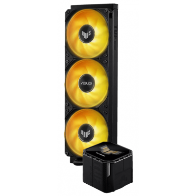 Водяное охлаждение CPU Asus TUF GAMING LC III 360 ARGB LCD 3x120mm Liquid CPU Cooler, PWM, ARGB