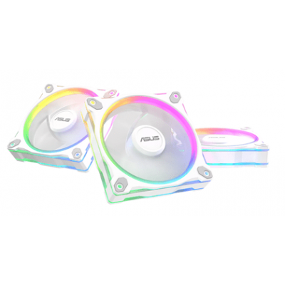 Вентилятор для корпуса ASUS PRIME MR120 FAN ARGB REVERSE WHITE 3IN1 120x120x28 MR120-1R/WH/3 IN 1// Вентилятор для корпуса ASUS PRIME MR120 FAN ARGB REVERSE WHITE 3IN1 120x120x28 MR120-1R/WH/3 IN 1//