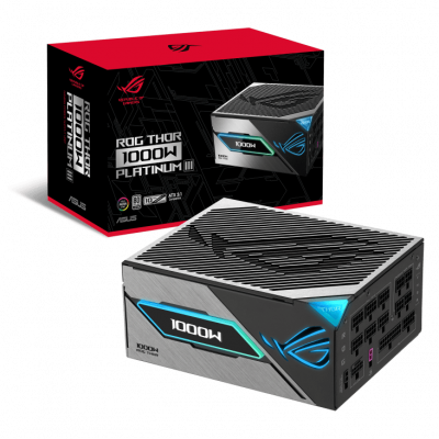 Геймерский Блок питания ASUS ROG-THOR-1000P3-GAMING 1000W 80Plus Platinum Геймерский Блок питания ASUS ROG-THOR-1000P3-GAMING 1000W 80Plus Platinum