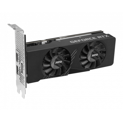Видеокарта MSI GeForce RTX 3050 LP E 6G OC, 6G GDDR6 96-bit 2xHDMI DP