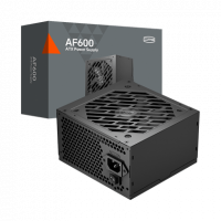 Блок питания PCCooler P1-AF600-N1H, 600W, 80+, Non Modular, ATX, FAN 120mm, Черный, P1-AF600-N1H