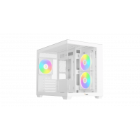 Корпус Ocypus Gamma C54 WH ARGB mATX/ITX 3xUSB Белый Gamma-C54-WHD300XX-GL