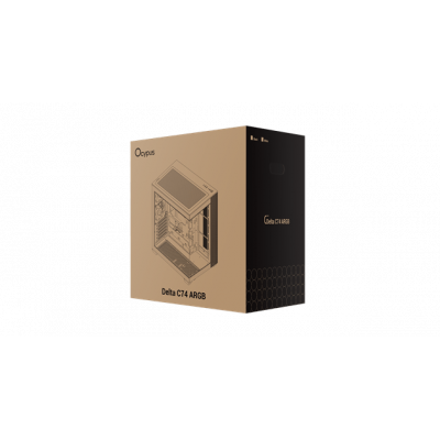 Корпус Ocypus Delta C74 BK ARGB ATX/MATX/ITX, USB3.0x2, Type C, Черный, Delta-C74-BKD200XX-GL