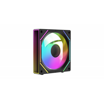 Вентилятор для корпуса Ocypus Gamma F12 UNI BK ARGB 1x(123x120x25mm), 800-1800 RPM Черный