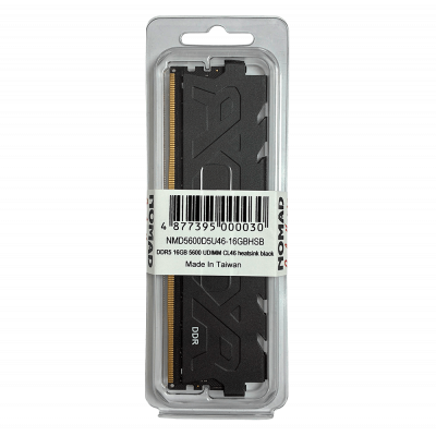 Оперативная память 16GB DDR5 5600MHz NOMAD UDIMM CL46 NMD5600D5U46-16GBHSB Heatsink Black