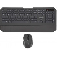 Беспроводной Комплект, Клавиатура + Мышь, Defender Berkeley C-925 Nano,B Черн Кл:104+12 М: 6кн RUS