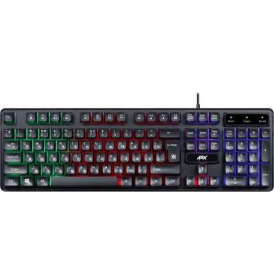 Клавиатура проводная игровая Defender Arx GK-196L, ENG/RUS, USB, радужная подсветка, НОВИНКА!