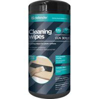 Универсальные чистящие салфетки для поверхностей Defender CLN 30100 Pro, в тубе 110шт