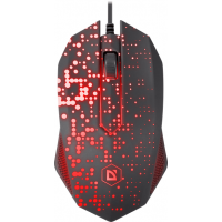 Мышь проводная Defender Event MB-754 7цветов,3кнопки,1000dpi,черный, НОВИНКА!